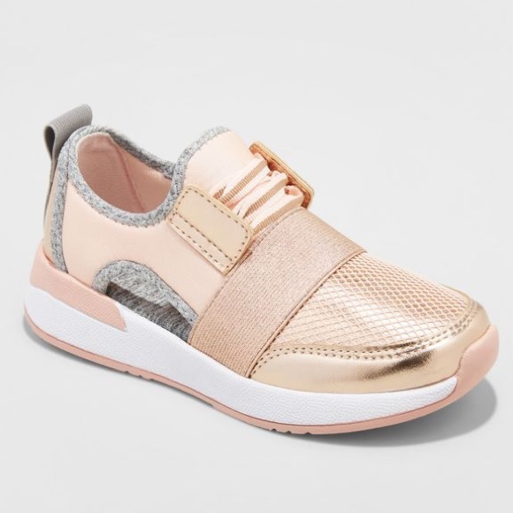 BOGO Stevies rose gold encore metallic sneaker…